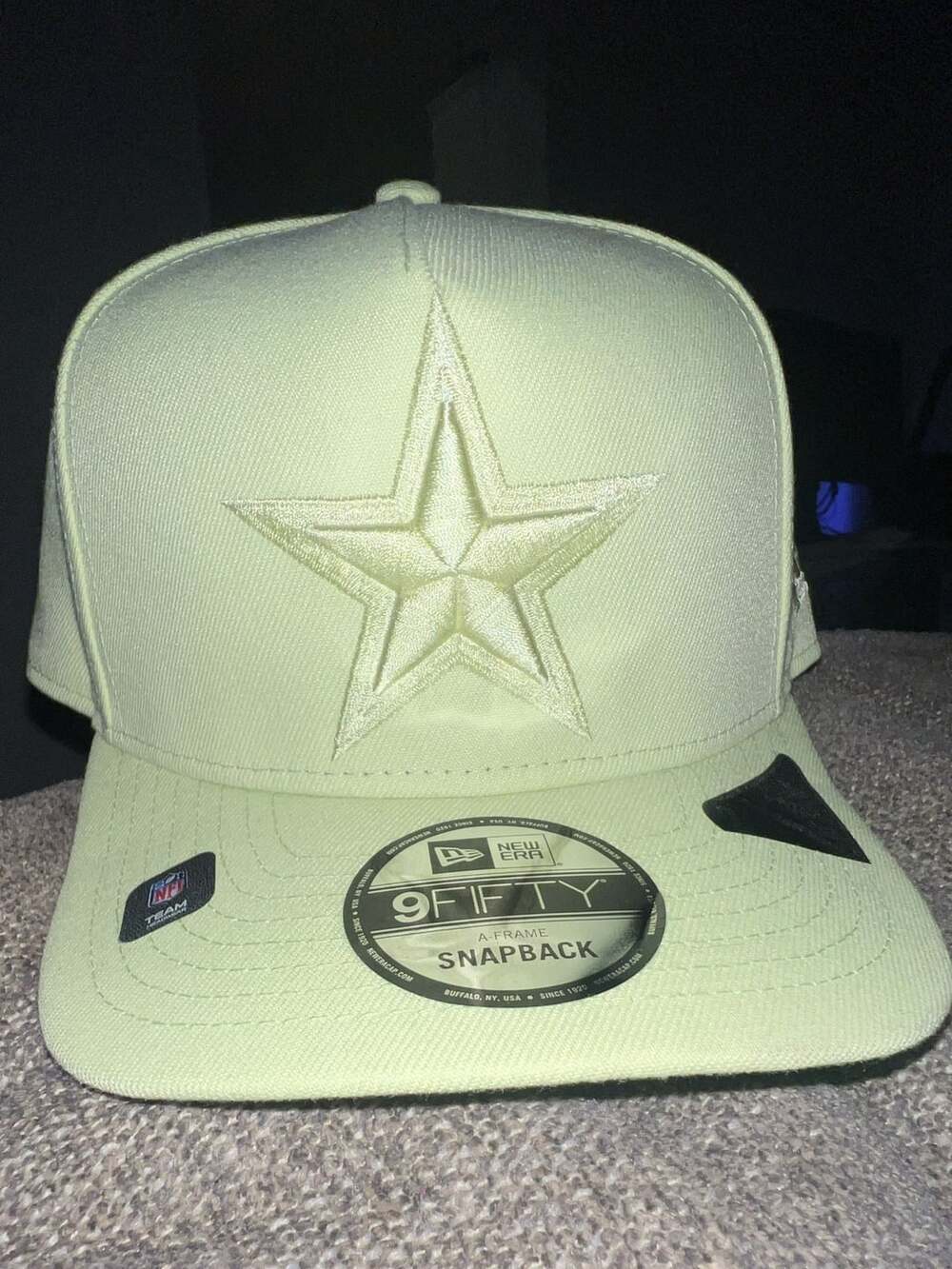 Dallas Cowboys New Era Color Pack A-Frame 9FIFTY Snapback Hat Light Green